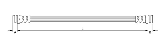Bremseslange METZGER 4111395