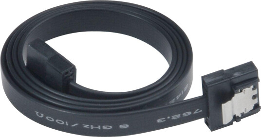 Akasa Proslim 15 cm SATA III Kabel Svart Akasa Proslim 15 cm SATA III Kabel Svart