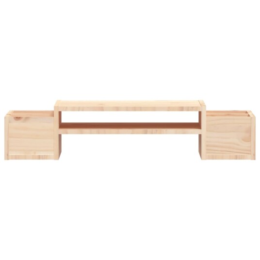 vidaXL Monitorstativ 70x27,5x15 cm heltre furu vidaXL Monitorstativ 70x27,5x15 cm heltre furu