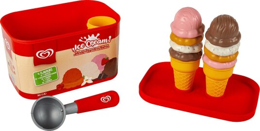 Casdon Ice Cream Scoop Playset Multi Coloured One Size