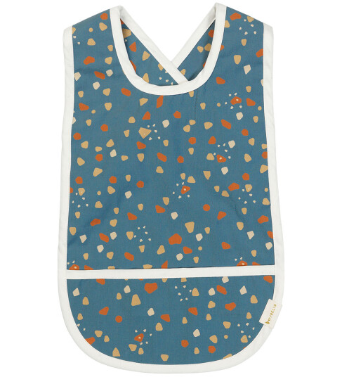 Fabelab Cross Back Bib - Cobblestone - Blue - ONE SIZE Fabelab Cross Back Bib - Cobblestone - Blue - ONE SIZE