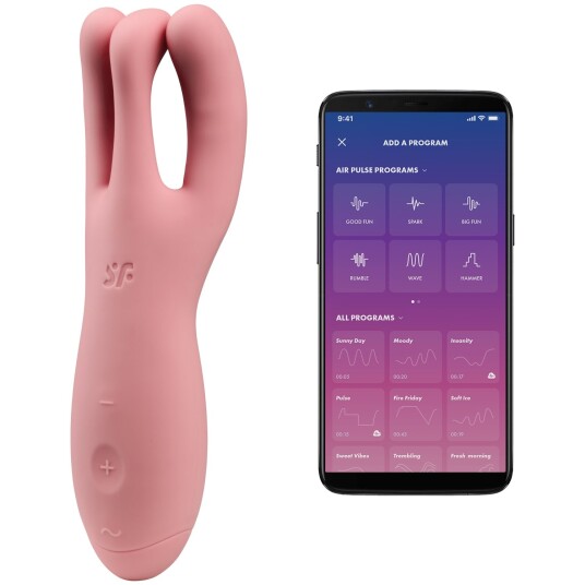 Satisfyer Threesome 4 Vibrator - Rosa