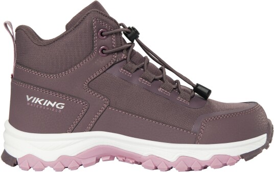 Viking Akkarvik Mid SL WP Fôrede Sneakers Plum/Pink 31