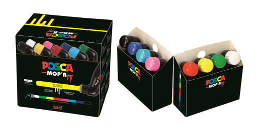 Posca Mop'R PCM-22 Squeeze Marker 8 pcs 401496