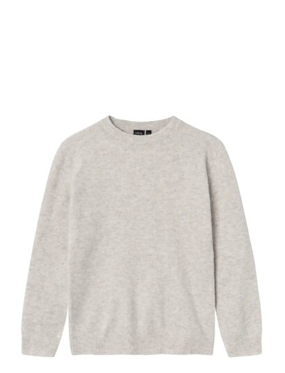 LMTD Nlmlodets Ls O Neck Knit   Beige   158 164