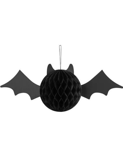 PartyDeco Honeycomb Flaggermus Hengende