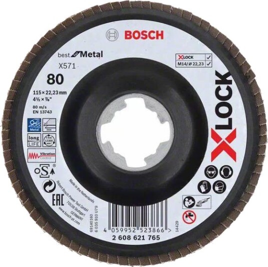 Bosch Lamellskive 2608621765 115mm