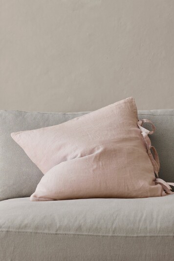 Ellos Home Putetrekk Candice i vasket lin Rosa Ellos Home Putetrekk Candice i vasket lin Rosa