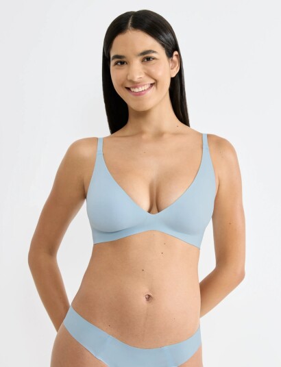 sloggi Sloggi Zero Feel 2.0 The Up P Bra Blue S PLUS