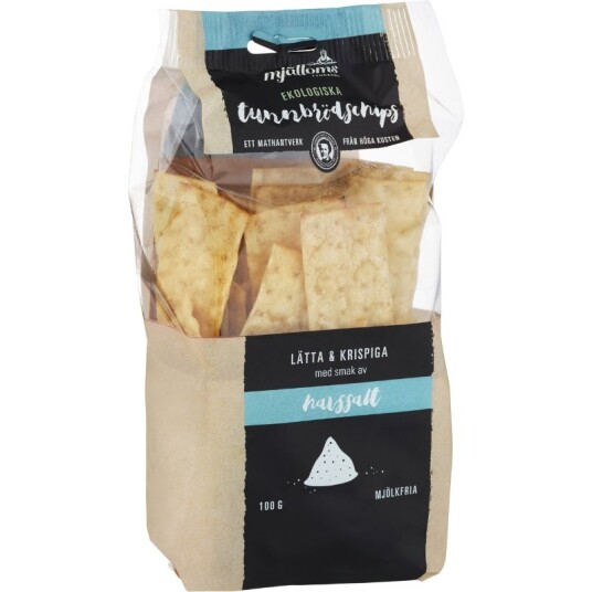 Øko Tynnebrødchips Havsalt 100g Øko Tynnebrødchips Havsalt 100g