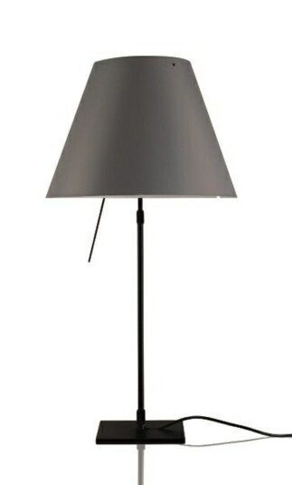 Luceplan Costanza bordlampe grå/svart dimbar Grå