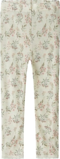 Name It Wang Wool Needle Legging Hvit 92