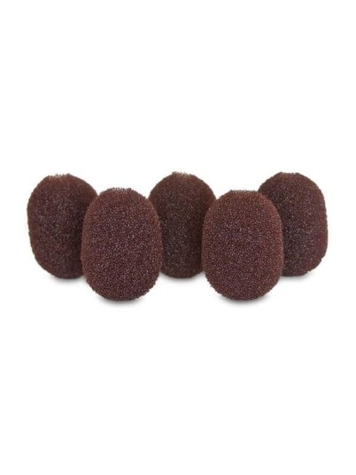 Rycote Lavalier Foams Brown 5 Pack