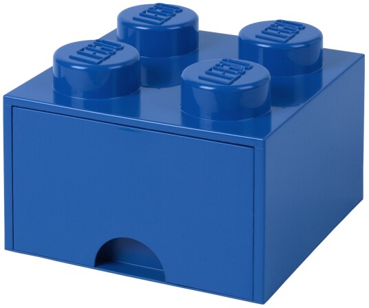 LEGO Oppbevaringsboks med Skuff 4 Blå LEGO Oppbevaringsboks med Skuff 4 Blå