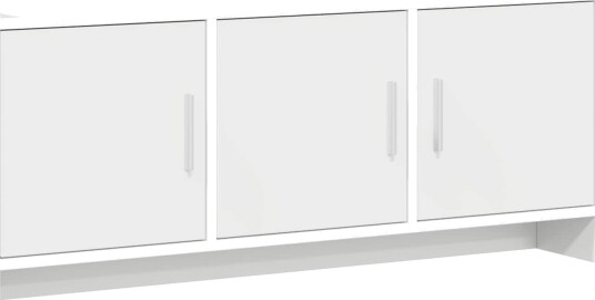 TV skap 102 x 33 x 47 cm Hvit Konstruert tre TV skap 102 x 33 x 47 cm Hvit Konstruert tre