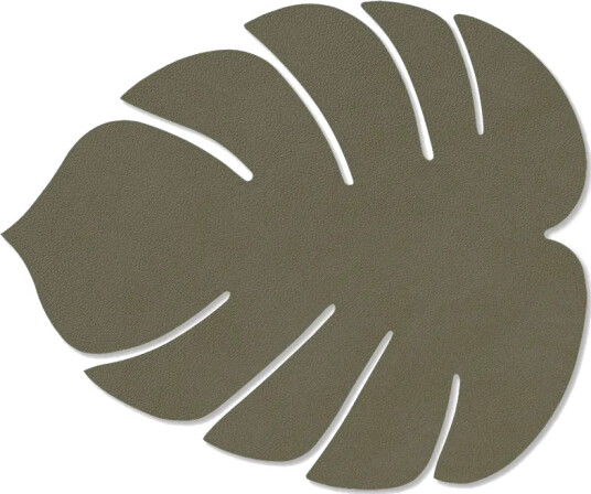 LIND DNA Monstera Leaf Nupo spisebrikke S Army green