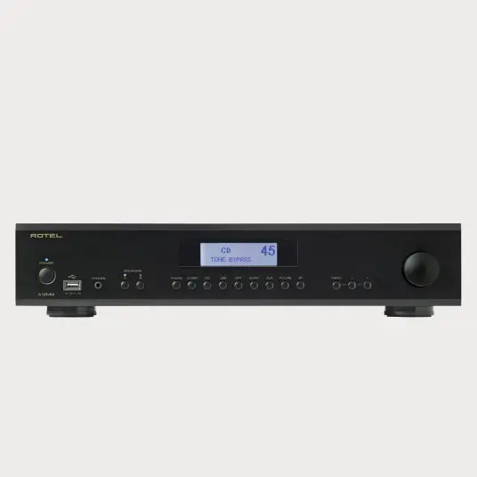 Rotel A12 MKII stereoforsterker Sølv