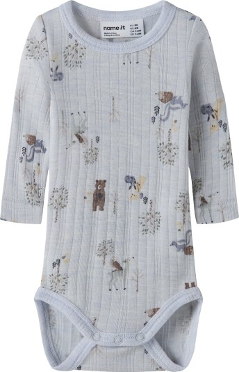 Name It NBMWang Wool Needle Ls Body Noos Blue 50