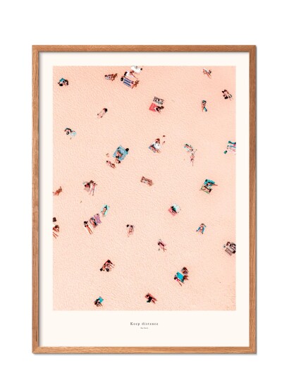 Poster & Frame Distance - Pink - 29.7X42CM Poster & Frame Distance - Pink - 29.7X42CM