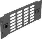 Delock Rackpanel With Ventilation Slots Tool Free Svart 2U 10" 66986