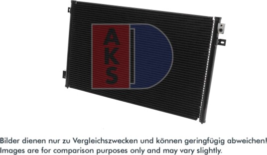 Kondensator, klimaanlegg AKS DASIS 372001N Kondensator, klimaanlegg AKS DASIS 372001N