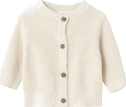 Name It Bubba Long Sleeve Knit Cardigan Hvit 50 Name It Bubba Long Sleeve Knit Cardigan Hvit 50