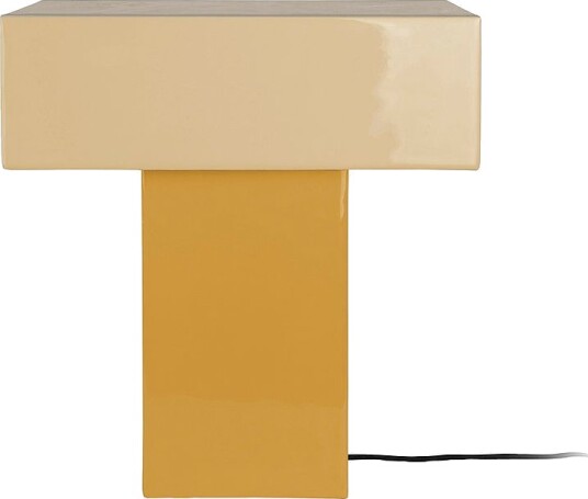 Leitmotiv Bordlampe Grato Recto Gul Bordlamper