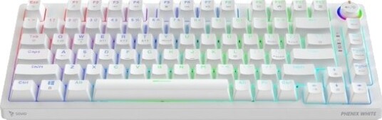 Savio Phenix White Gateron Red Tastatur PHENIX WHITE GAT RED