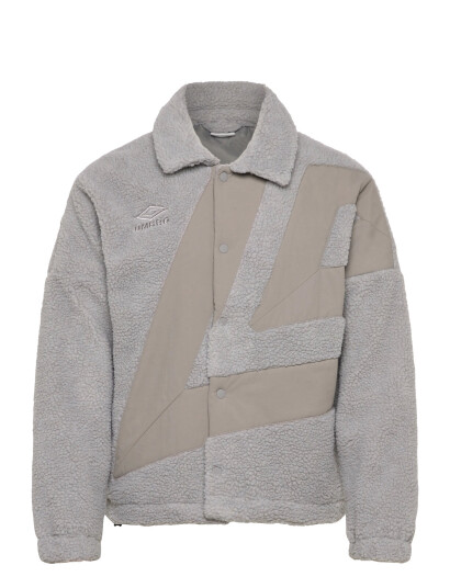 Umbro Fleece Coach Jacket - Grey - XXL