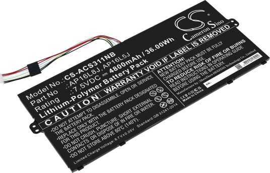 Batteri til Acer Chromebook Spin 311 CP311-3H-K2RJ osv.