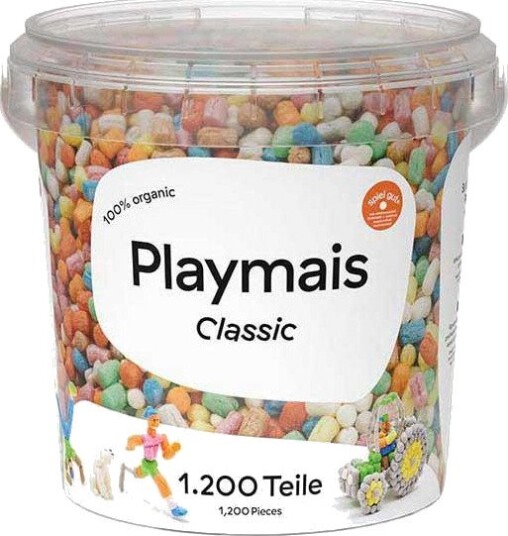 PlayMais Basic Bøtte Byggeklosser for Barn 3+ År – 1200 Deler