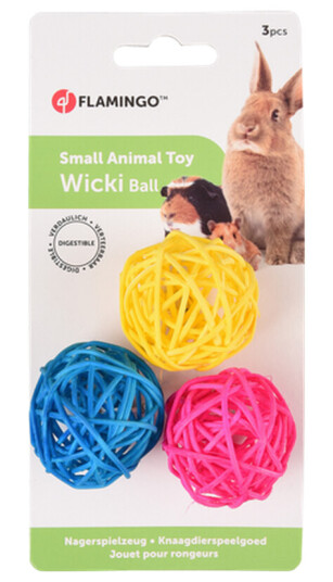 Sat Wicki Ball/Fuchshia Mix 3-Pk.