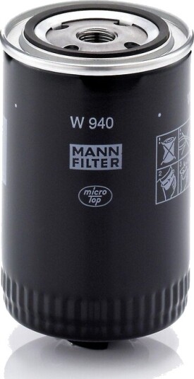 Oljefilter MANN FILTER W 940 Oljefilter MANN FILTER W 940