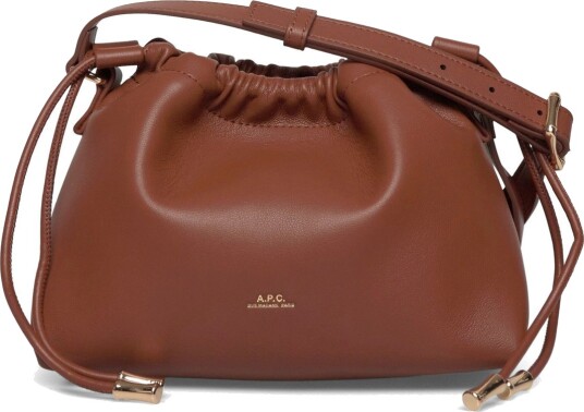 A.P.C. Sac Ninon Mini Brown ONE SIZE A.P.C. Sac Ninon Mini Brown ONE SIZE