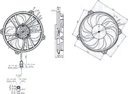MAGNETI MARELLI 069422855010 Kjølevifte MAGNETI MARELLI 069422855010 Kjølevifte
