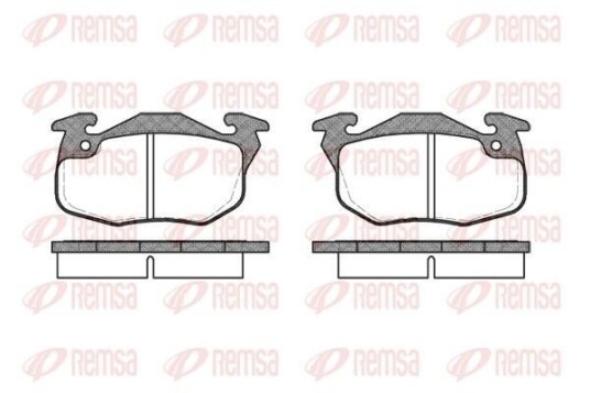 Bremseklosser REMSA 0192.10 Bremseklosser REMSA 0192.10