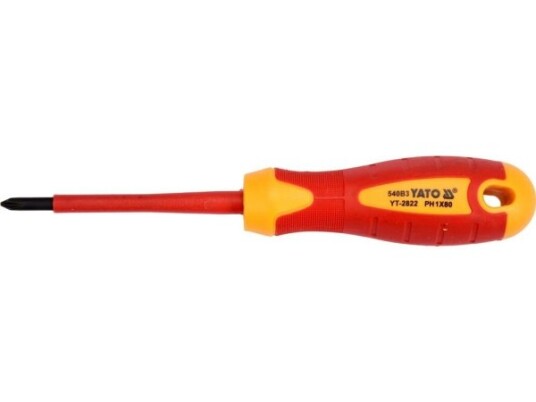 Isolert Stjerneskrutrekker 1000V 80mm Yato
