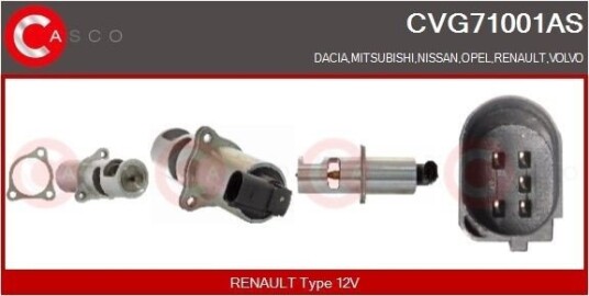 CASCO CVG71001AS EGR-ventil CASCO CVG71001AS EGR-ventil
