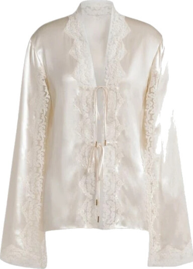 Alberta Ferretti Dame Bluser & Skjorter Beige L,