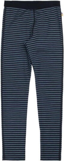Joha Mini Stripe leggings i ull til barn Blue