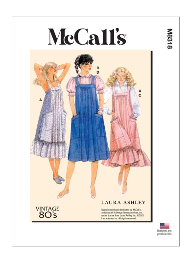 McCall's 8318 - Vintage Kjole & Bluse F5 (16-18-20-22-24)