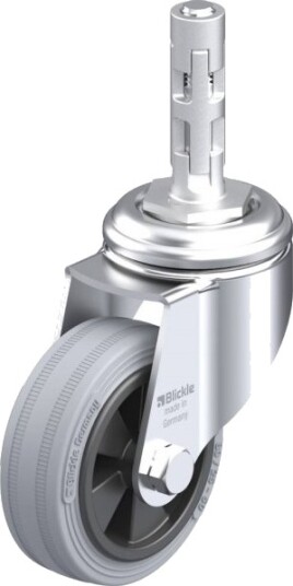 Blickle 358390 Lkra-Vpa 80G-11-E11 Styrehjul Hjuldiameter: 80 Mm Bæreevne (Maks.): 80 Kg 1 Stk