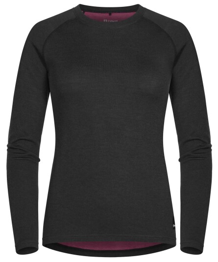 Urberg Women's Selje Merino-bamboo Top Black/Purple L