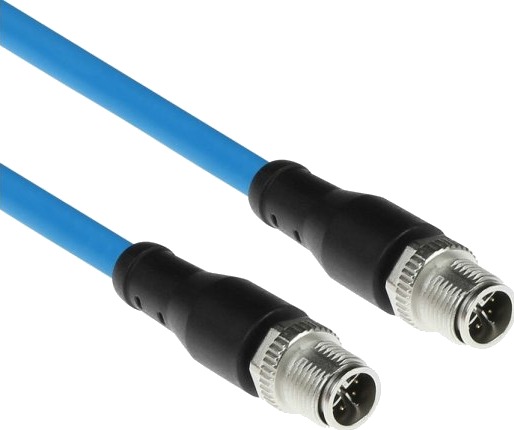 Act Industrial Sensorkabel 1,50 Meter M12x 8 Pins Hann Til M12x 8 Pins Hann Superflex Sf/Utp Tpe Skjermet Sc4970