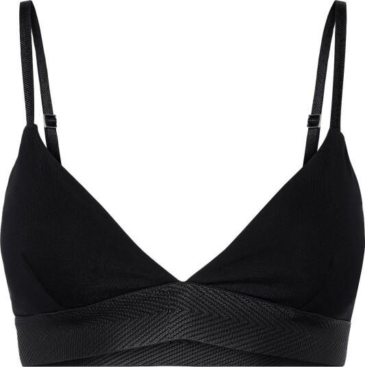 CDLP Lyocell Triangle Bralette Black Black XL CDLP Lyocell Triangle Bralette Black Black XL