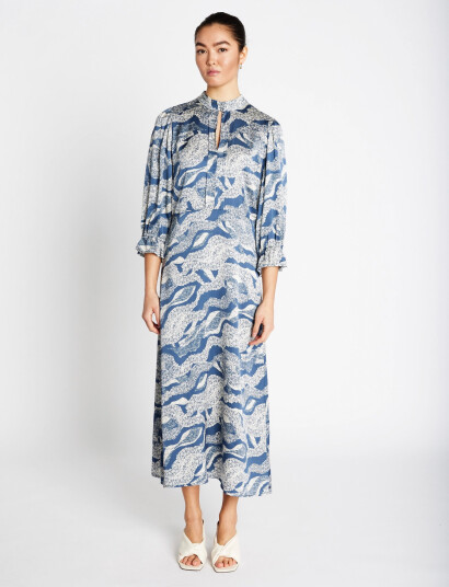 Bruuns Bazaar Floretbbclarenas Dress - Blue - 34
