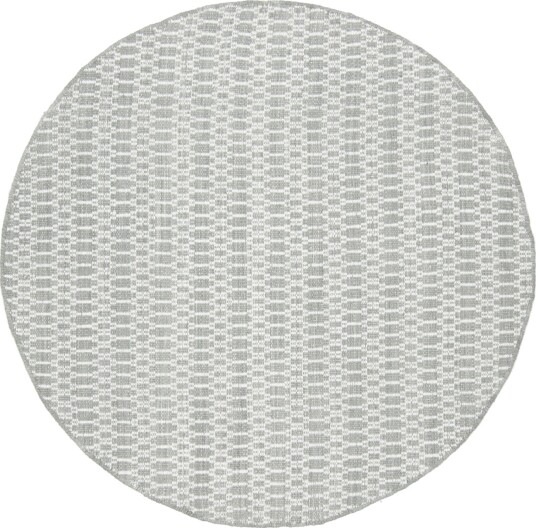 Runde tepper Long Stitch grå Størrelse: Ø 160 cm