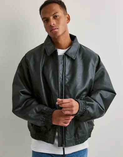 Woodbird WBBao Biker Jacket Skinnjakker Svart