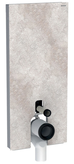 Geberit Monolith Modul, 114 cm Til gulvstående toalett, Betongstruktur