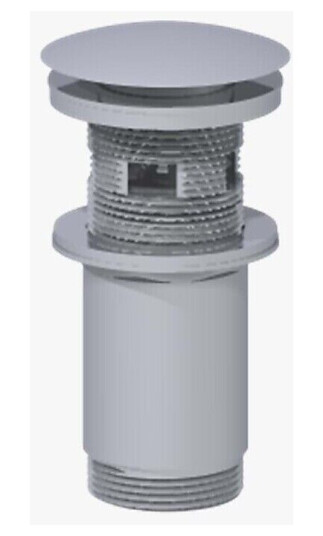 Dansani Bunnventil 1,1/4" Push-open Krom til Baderom Dansani Bunnventil 1,1/4" Push-open Krom til Baderom